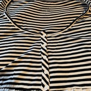 Striped Babydoll Shirt